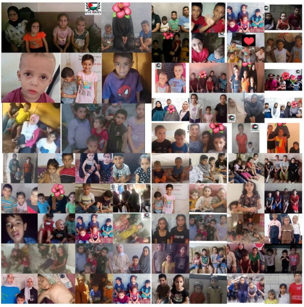 Collage of Orphans Needing Sponsorship